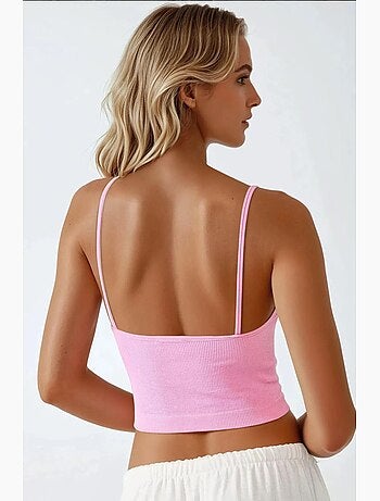 Aansluitende basic tanktop met ronde hals hiccup