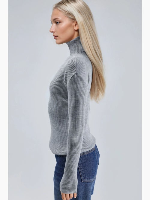Aansluitende getextureerde coltrui my fashion - Kiabi Aansluitende getextureerde coltrui my fashion - Kiabi