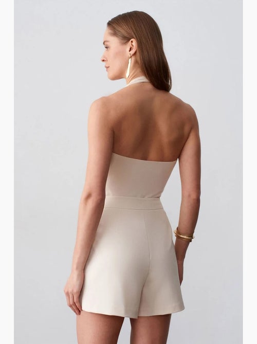 Aansluitende haltertop met cut-out dilvin - Kiabi
