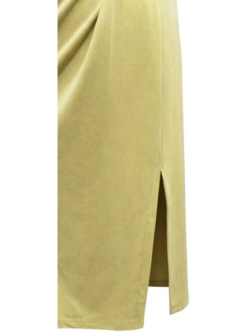 Aansluitende midi-jurk met ronde hals mixray - Kiabi Aansluitende midi-jurk met ronde hals mixray - Kiabi