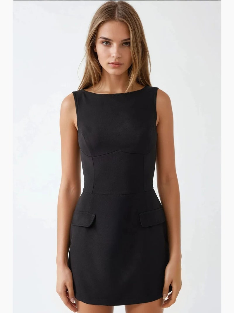 Aansluitende mini-jurk met shorts hiccup Zwart - Kiabi