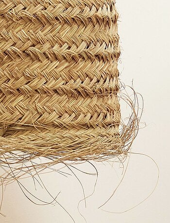 Abat-jour tube fibre de palmier