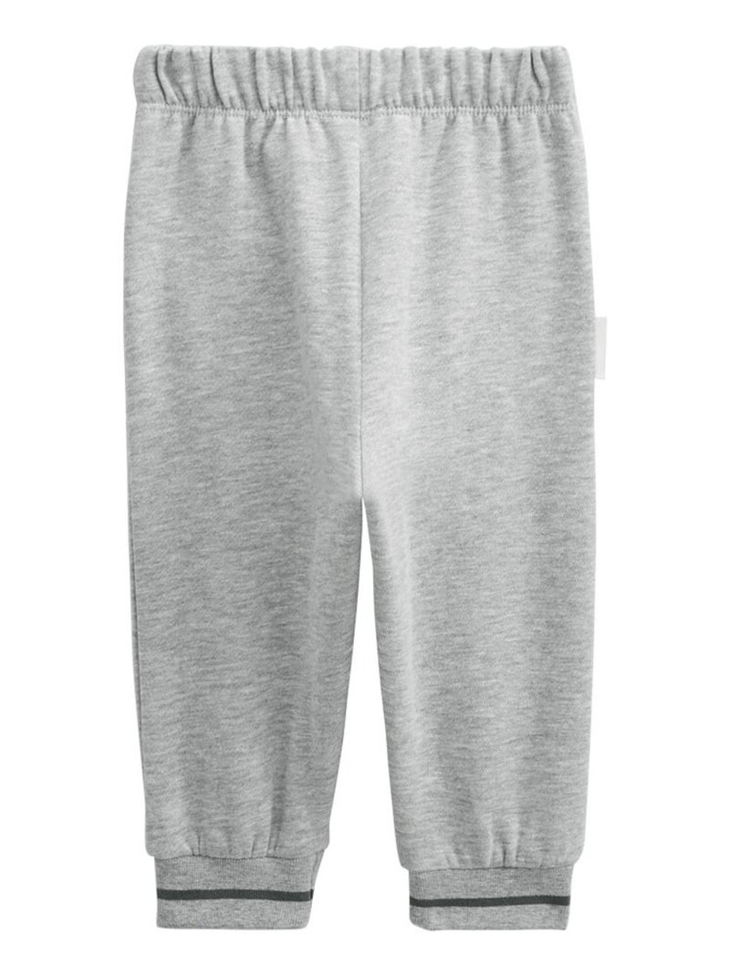 Abou baby fleece broek Grijs Grijs - Kiabi