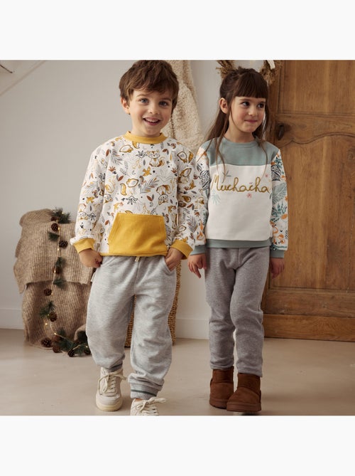 Abou baby fleece broek - Kiabi