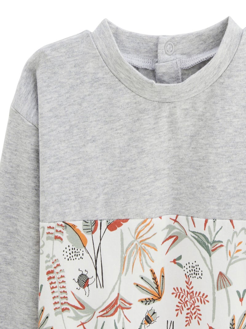 Abou kinder T-shirt Grijs - Kiabi