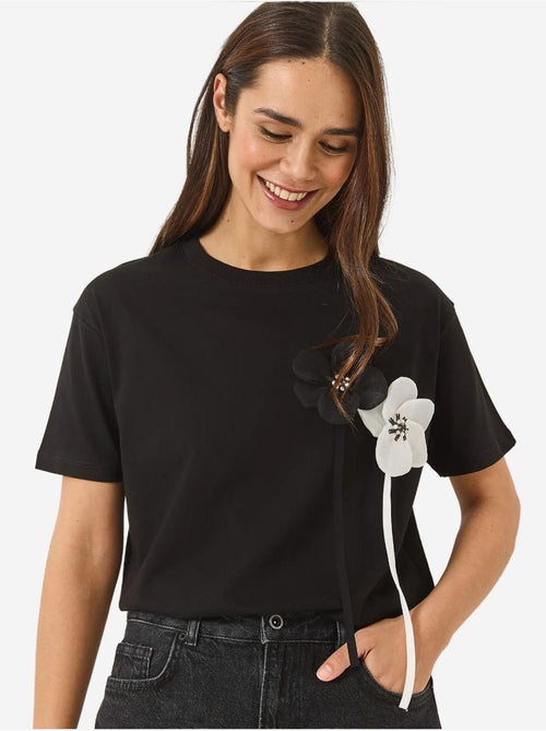 Accessory t-shirt met korte mouwen van katoen lucci - Kiabi