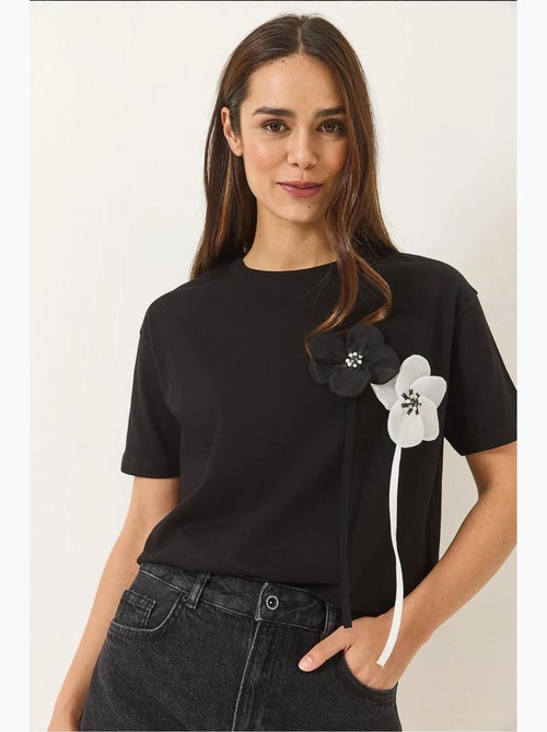 Accessory t-shirt met korte mouwen van katoen lucci - Kiabi