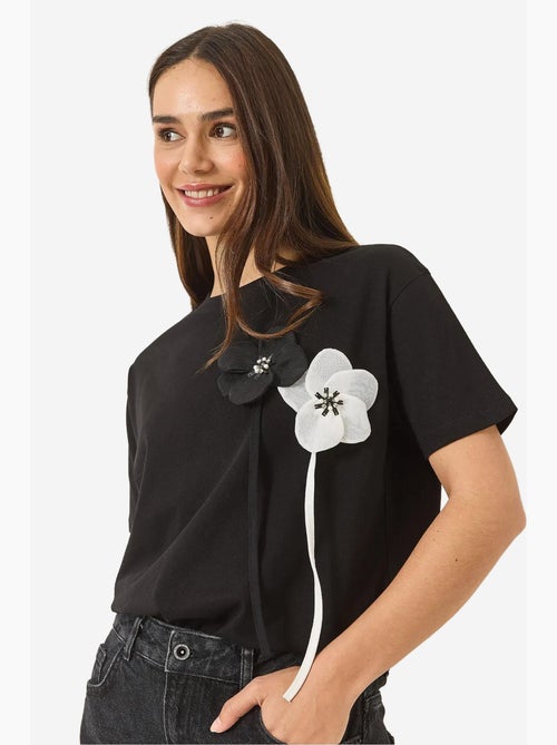 Accessory t-shirt met korte mouwen van katoen lucci - Kiabi