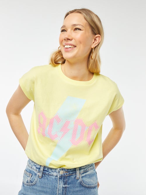 AC/DC-T-shirt met korte mouw - Kiabi