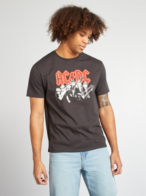 AC/DC-T-shirt met korte mouw - Kiabi