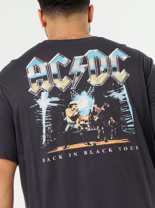 AC/DC T-shirt met korte mouwen - Kiabi AC/DC T-shirt met korte mouwen - Kiabi