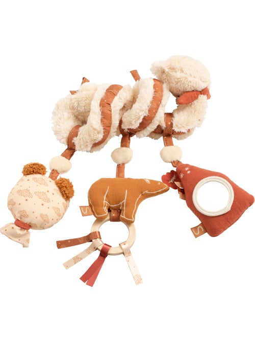 Activiteiten-spiraal met beige knuffelbeer - Kiabi Activiteiten-spiraal met beige knuffelbeer - Kiabi