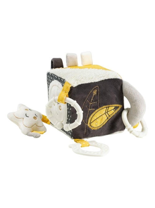 Activiteitenblok voor baby's van grijs fluweel - Kiabi Activiteitenblok voor baby's van grijs fluweel - Kiabi