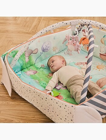 Activiteitenmat voor baby’s LIONELO Inga 2-in-1 – Box – Wasbaar – Interactief speelgoed