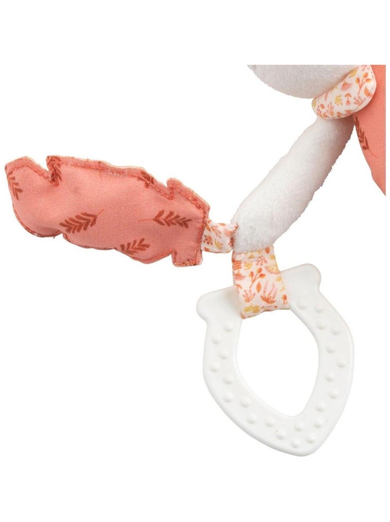 Activiteitsspeeltje van wit fluweel Wit - Kiabi