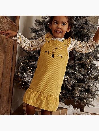 Adele corduroy babyjurk