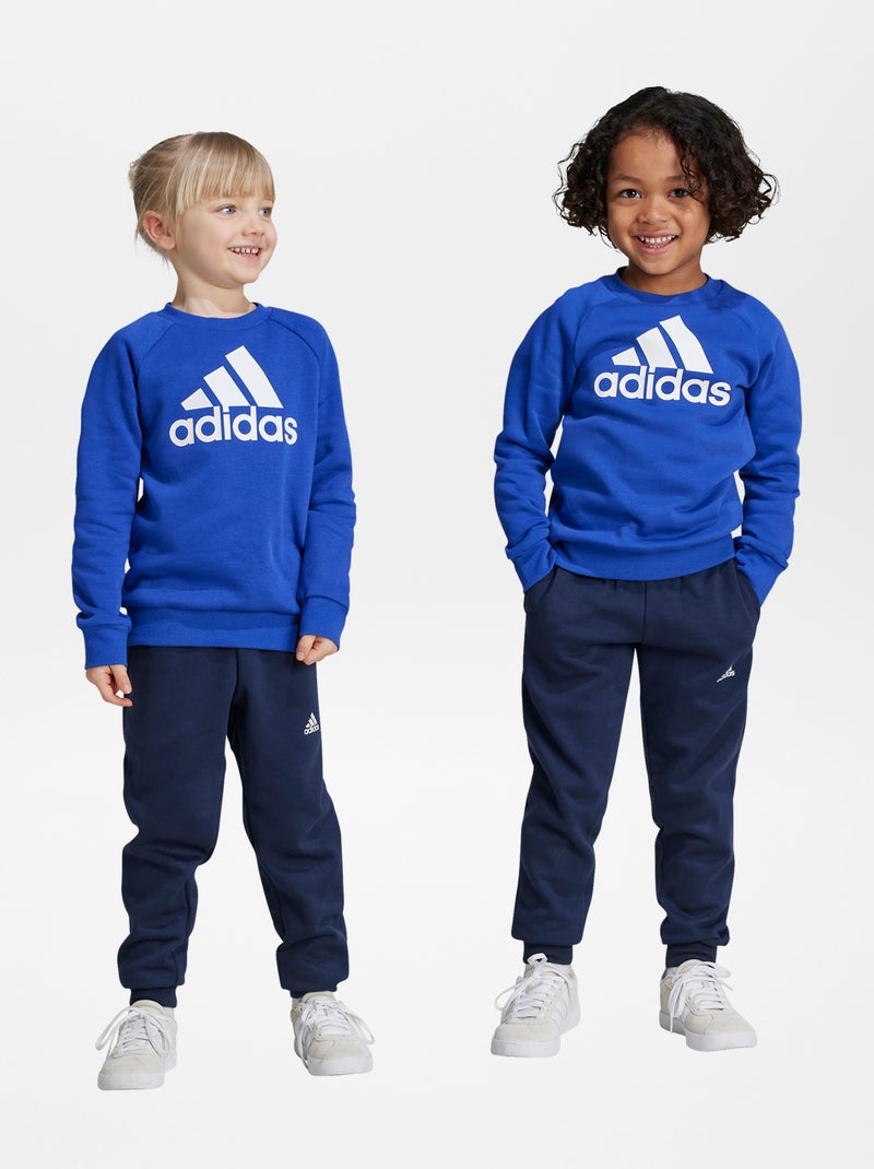 'adidas'-setje met sweater + joggingbroek BLAUW - Kiabi