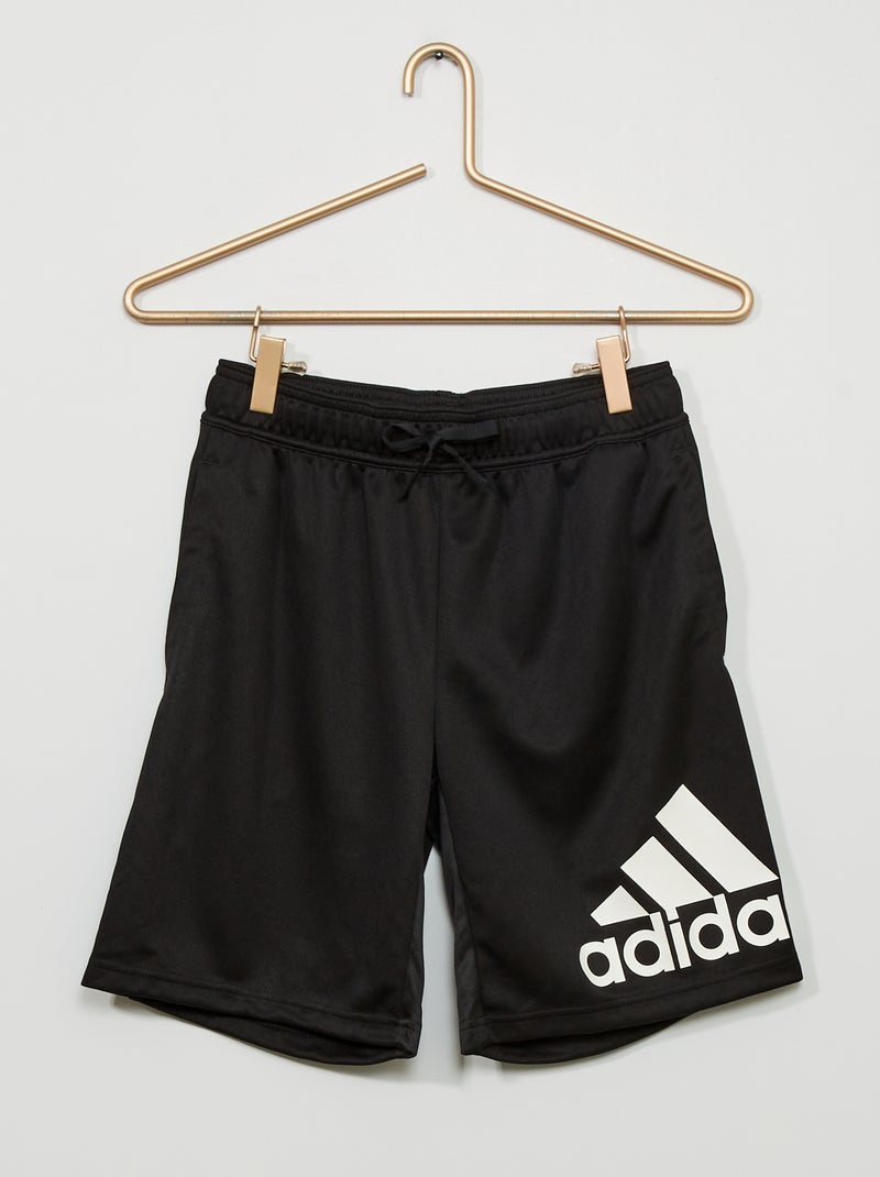 Adidas-short van joggingstof ZWART - Kiabi