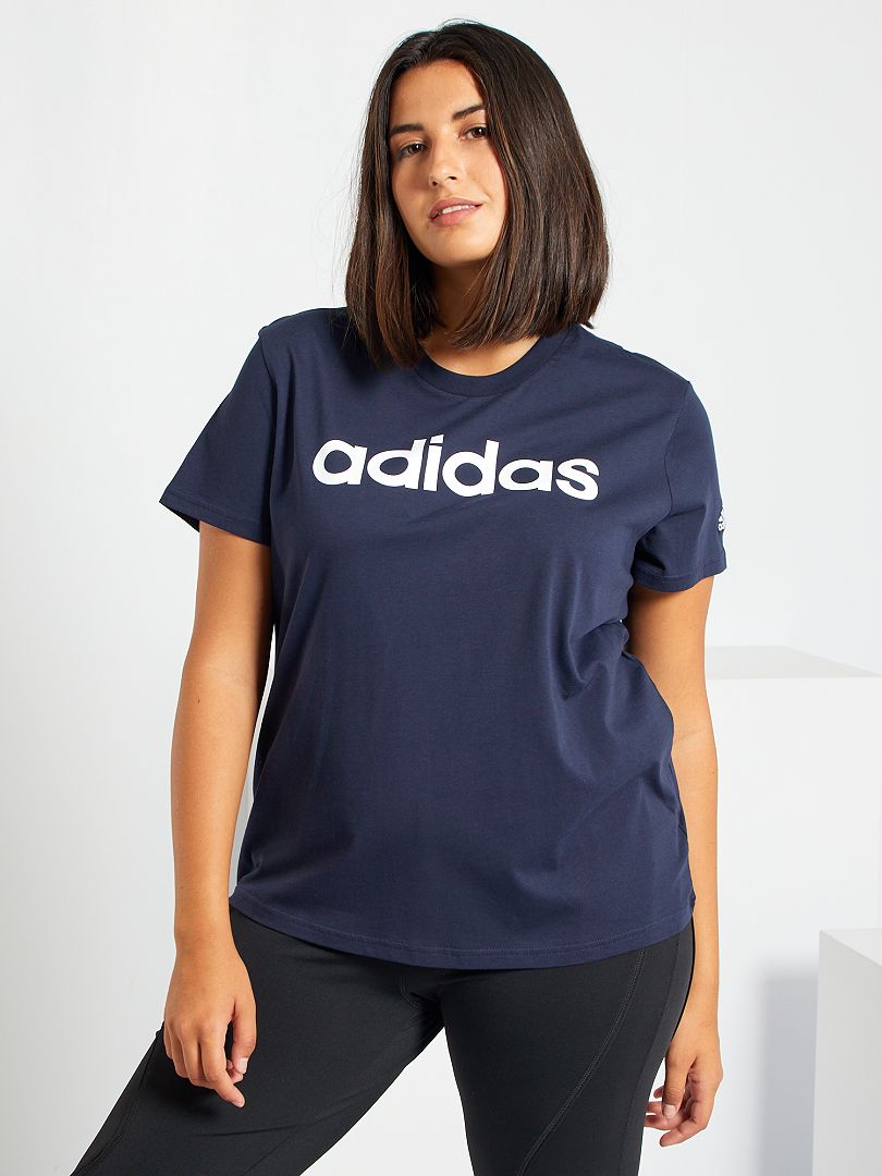 Adidas-T-shirt BLAUW - Kiabi