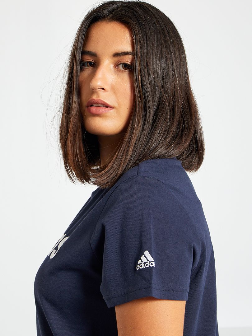 Adidas-T-shirt BLAUW - Kiabi