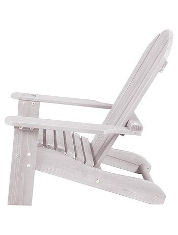 Adirondack-stoel voor kinderen van massief hout met bekerhouder 'Roba deck chair'