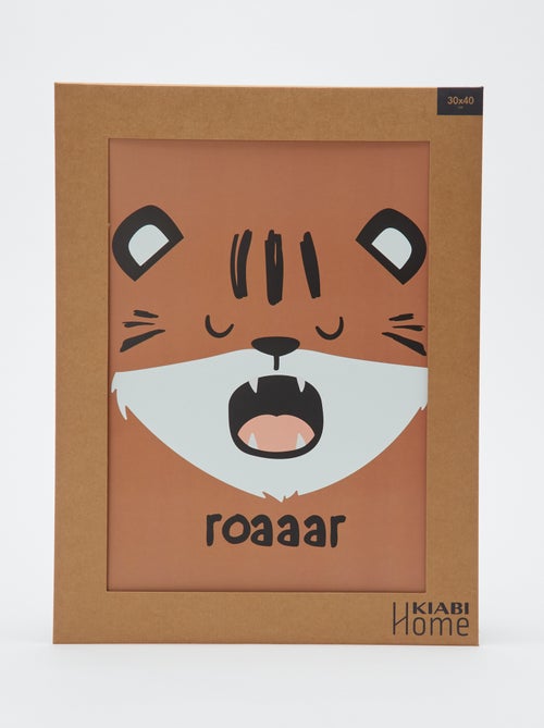 Affiche imprimé 30 x 40 cm - Kiabi Home - Kiabi