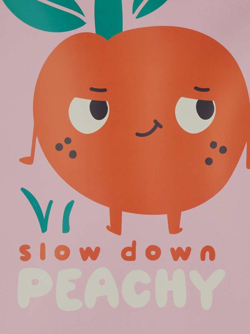 Affiche imprimé 30 x 40 cm - Kiabi Home Orange - Kiabi