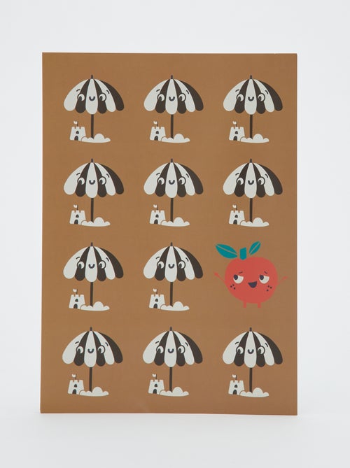 Affiche imprimé A4 - Kiabi Home - Kiabi