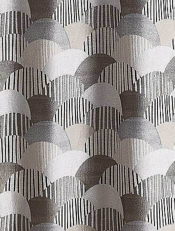 Afgerond jacquard meubelgordijn