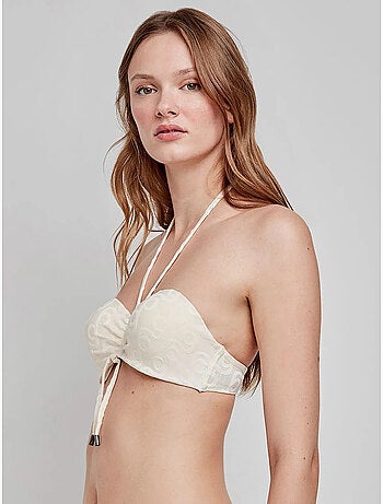 Afneembare bandeau bikini top