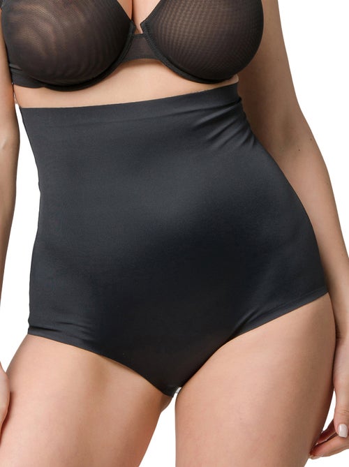 Afslankende slip in microvezel met hoge taille 39 cm sculpt - Kiabi Afslankende slip in microvezel met hoge taille 39 cm sculpt - Kiabi