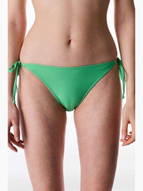 Aida bikinibroekje met middelhoge taille en structuur penti - Kiabi