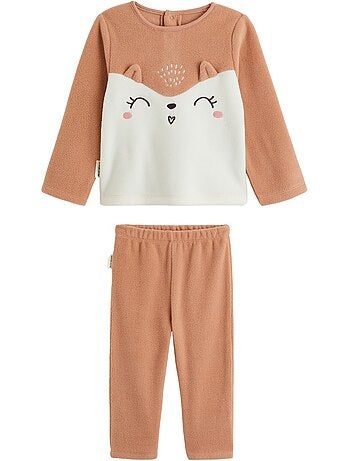 Aimée 2-delige fleece kinderpyjama