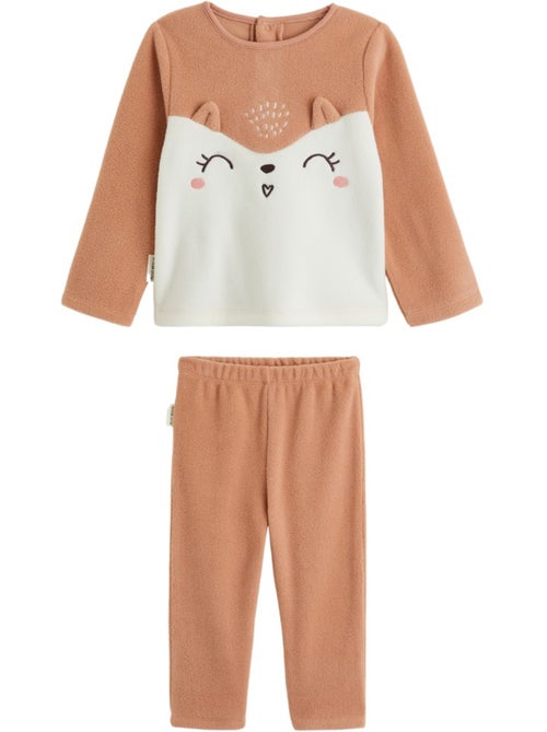 Aimée 2-delige fleece kinderpyjama - Kiabi Aimée 2-delige fleece kinderpyjama - Kiabi