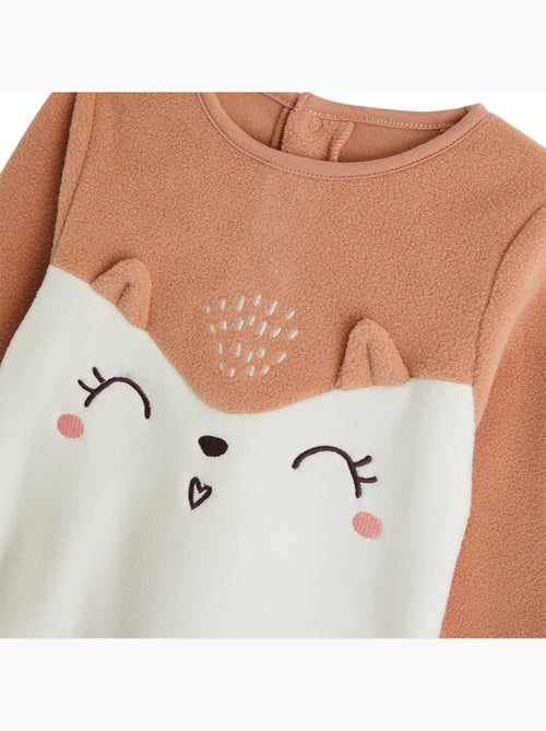 Aimée 2-delige fleece kinderpyjama - Kiabi Aimée 2-delige fleece kinderpyjama - Kiabi