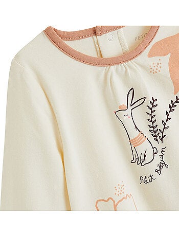Aimée 2-pack baby t-shirts met lange mouwen