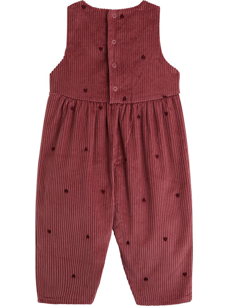 Aimée corduroy babyoveralls Bordeaux - Kiabi