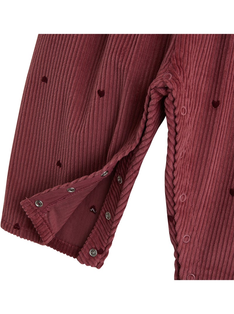 Aimée corduroy babyoveralls Bordeaux - Kiabi