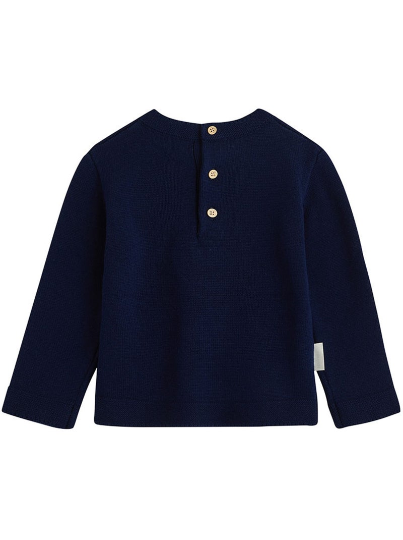 Aimée gebreide babytrui Blauw - Kiabi