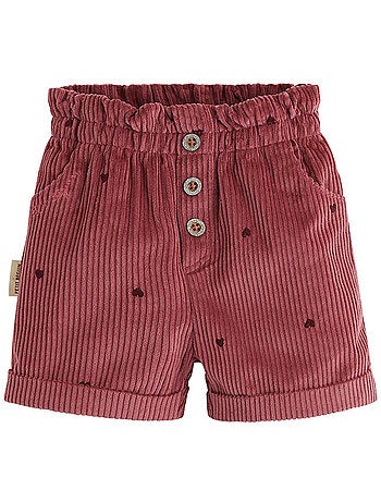 Aimée kindershort van corduroy