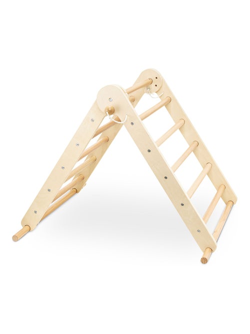 Aire de jeux montessori bois échelle et triangle mamabrum - Kiabi Aire de jeux montessori bois échelle et triangle mamabrum - Kiabi