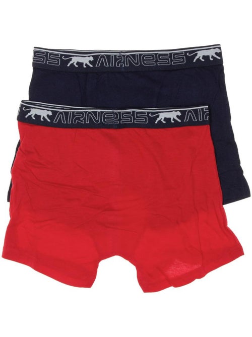 Airness Boxershorts Jongens Rood/Marine - 2-Pack - Kiabi