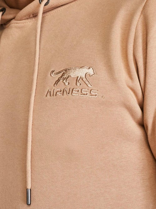 Airness Drake Beige Heren Sweatshirt - Kiabi Airness Drake Beige Heren Sweatshirt - Kiabi