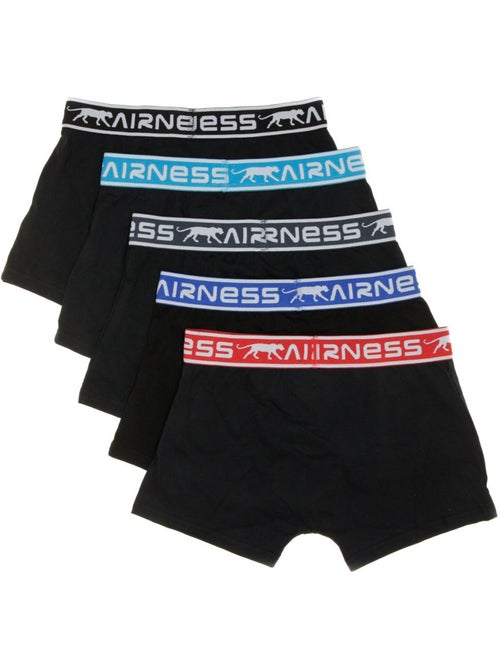 Airness Jongens Boxershorts Zwart - 5-Pack - Kiabi