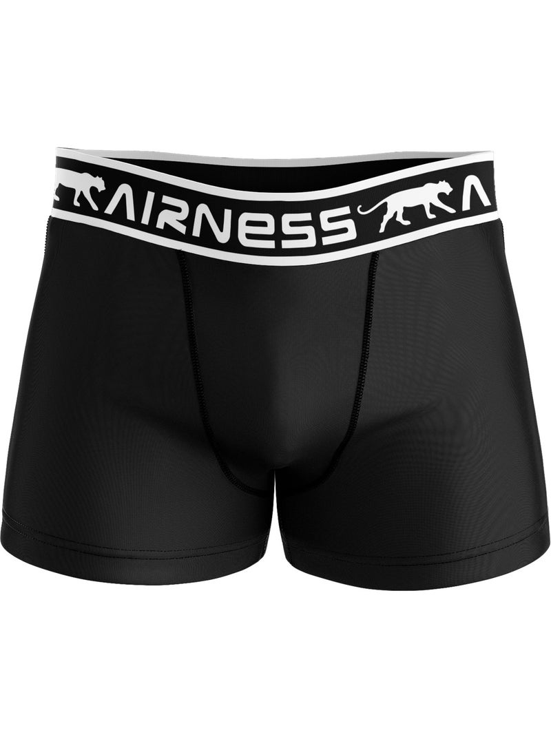 Airness lot de 3 boxers homme en coton starter airness Vert - Kiabi