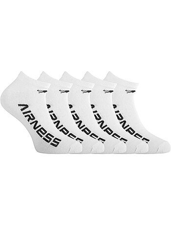 Airness lot de 5 paires de chaussettes tiges courtes homme classic airness