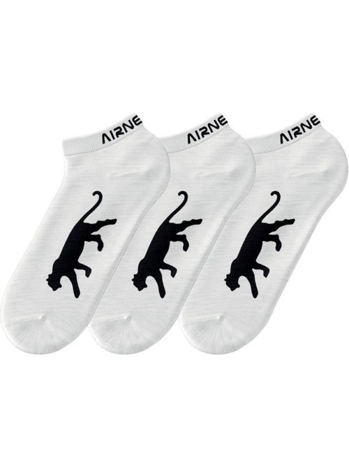 Airness Witte Sokken voor Heren - 3 Paar - Kiabi