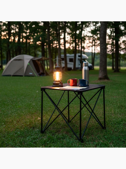 Aktive anti-kantel en afneembare opklapbare campingtafel - Kiabi
