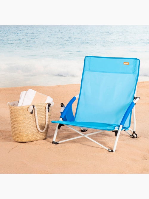 Aktive beach chaise de plage pliante 50x49x66 cm - Kiabi Aktive beach chaise de plage pliante 50x49x66 cm - Kiabi