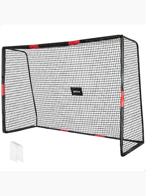 Aktive but de football 300x120x200 cm structure avec protection, filet et piquets - Kiabi Aktive but de football 300x120x200 cm structure avec protection, filet et piquets - Kiabi